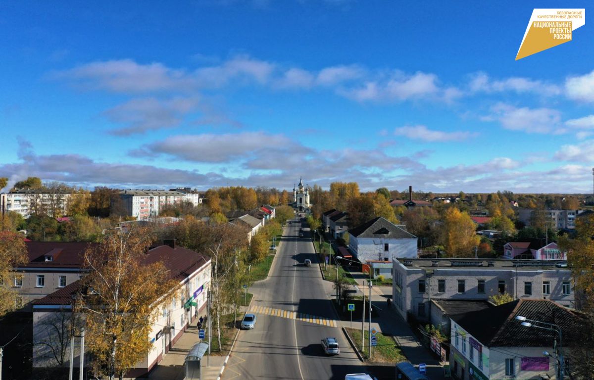 В Тверской области отремонтировали участок дороги Тверь – Ржев